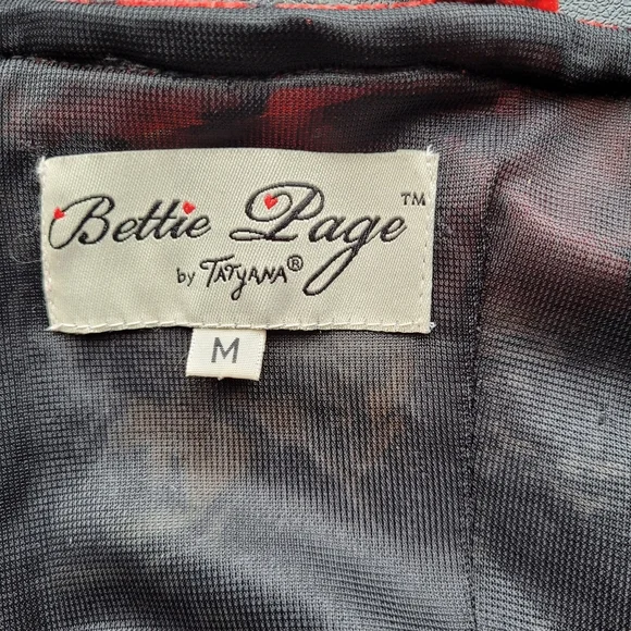 Bettie Page by Tatyana Glam Poppy Pencil Dress, VGUC, Size M - Picture 7 of 7